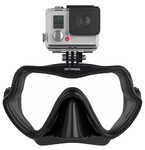 Maska nurkowa Octomask Frameless Black 201 do GoPro (uszkodzone mocowanie)