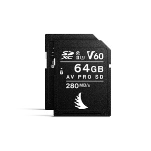 Karta pamięci Angelbird AV PRO SD MK2 64GB V60 W260/R140 - 2 karty w zestawie