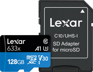 Karta pamięci Lexar micro SDXC 128GB 633x UHS-I A1