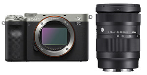 Aparat cyfrowy Sony A7C + ob. Sigma 28-70mm f/2.8 (ILCE7CS)