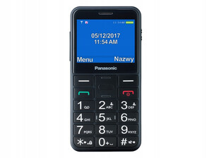 Telefon dla seniora Panasonic KX-TU155 SOS czarny