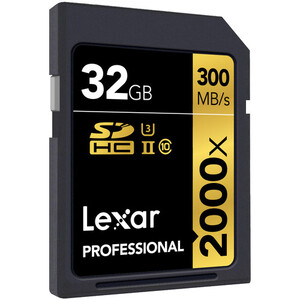 Karta pamięci Lexar SDXC 32GB 2000x 300MB/s UHSI-II V90