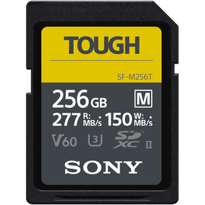 Karta pamięci Sony SF-M Tough SDXC 256GB UHS-II U3 V60 277MB/s SF-M256T