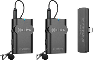 Mikrofon bezprzewodowy Boya BY-WM4 Pro K6 dla urządzeń ze złączem typu C (2 TX+1 RX)