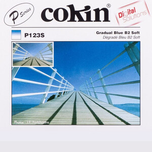 Filtr Cokin P123S połówkowy niebieski B2 Soft systemu Cokin P