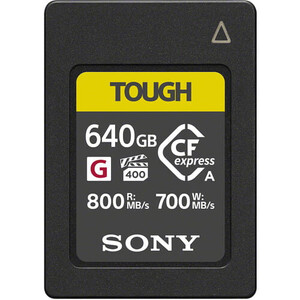 Karta pamięci Sony CFexpress Tough 640GB typu A z serii CEA-G640T + Cashback 500 zł