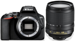 Lustrzanka Nikon D3500 + ob. 18-105 VR