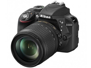 Nikon D3300 czarny + 18-105 VR