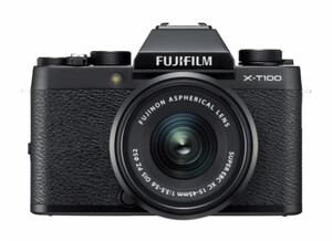 Aparat cyfrowy FujiFilm X-T100 czarny + obiektyw XC 15-45 mm f/3.5-5.6 OIS PZ 