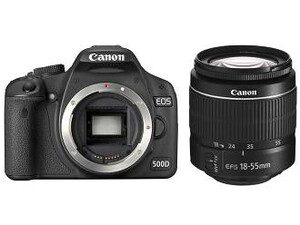 Canon Eos 500D + Canon EF-S 18-55 DC III