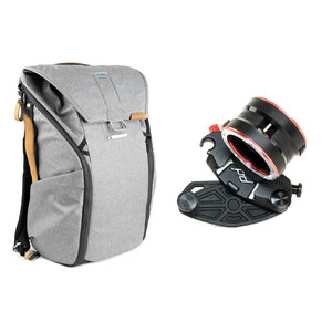 Zestaw Plecak Peak Design Everyday Backpack 20L Popielaty + Lens Clip Sony 