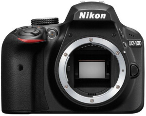 Lustrzanka Nikon D3400 + ob. 18-55mm VR
