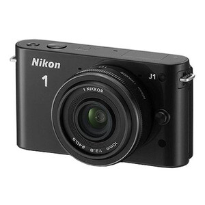 Aparat cyfrowy Nikon 1 J1 czarny  + ob. 10 mm