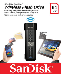 Dysk przenośny Sandisk Connect Wireless Flash Drive 64GB