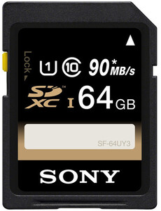 Karta pamięci Sony 64GB 90MB/s SF-64UY3 UHS-I SDXC