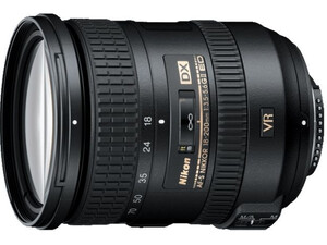 Obiektyw Nikon Nikkor 18-200 mm f/3.5-f/5.6 G AF-S DX VR II ED + zestaw czyszczący do optyki 3W1