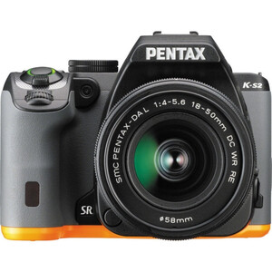 Lustrzanka Pentax K-S2 czarno-pomarańczowy + ob. 18-50 WR