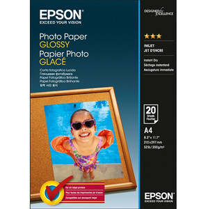  Papier Epson Glossy 200gr A4 20szt.