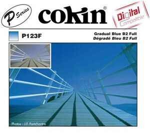 Filtr Cokin P123F połówkowy niebieski B2 Full systemu Cokin P 