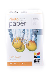 Papier ColorWay Photo Higf glossy A4 230g/m2 50 szt. 