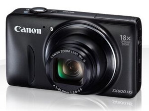 Aparat cyfrowy Canon PowerShot SX600 HS czarny