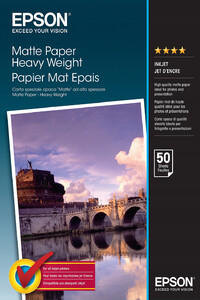 Papier EPSON Matte Paper Heavy Weight 167g - A3, 50 arkuszy 