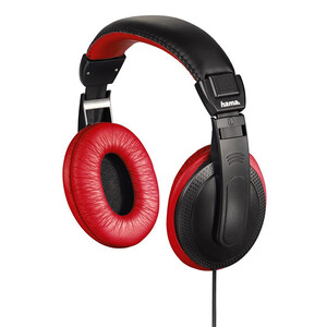 Słuchawki nauszne HAMA HK-3052 czerwone