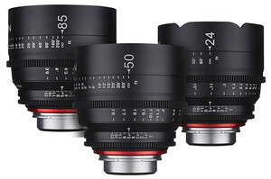 Samyang Xeen zestaw (24,50,85mm )T1.5 / Canon EF