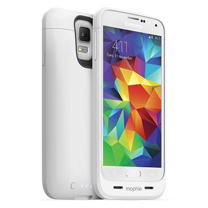 Mophie Juice Pack obudowa z baterią do Samsung Galaxy S5 biała