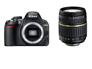 Lustrzanka Nikon D3100 + obiektyw Tamron 18-200
