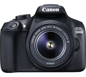 Lustrzanka Canon EOS 1300D + obiektyw 18-55 mm f/3,5-5,6 EF-S III