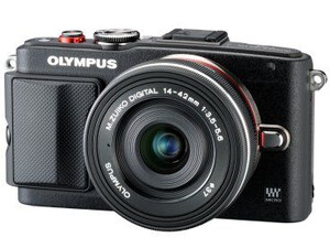 Aparat cyfrowy Olympus E-PL6 Expression Kit czarny + ob. 14-42 ED czarny + Karta SD 16GB